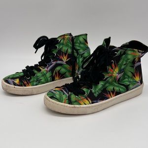 Loudmouth Boys Bora Bora Sydney Hi-Top Sneaker Size 4